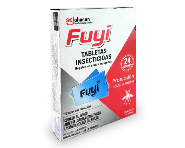 TABLETAS INSECT.FUYI REP.MOSQ.24u.
