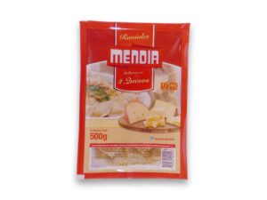 RAVIOLES MENDIA 4QUESO 500gr.