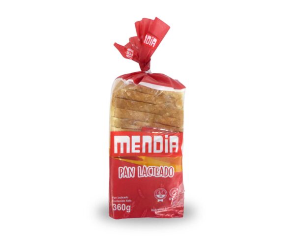 PAN LACTEADO MENDIA CHICO 360gr.
