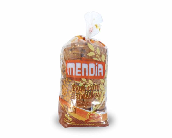 PAN MENDIA C/SEMILLAS REBANADAS 600gr