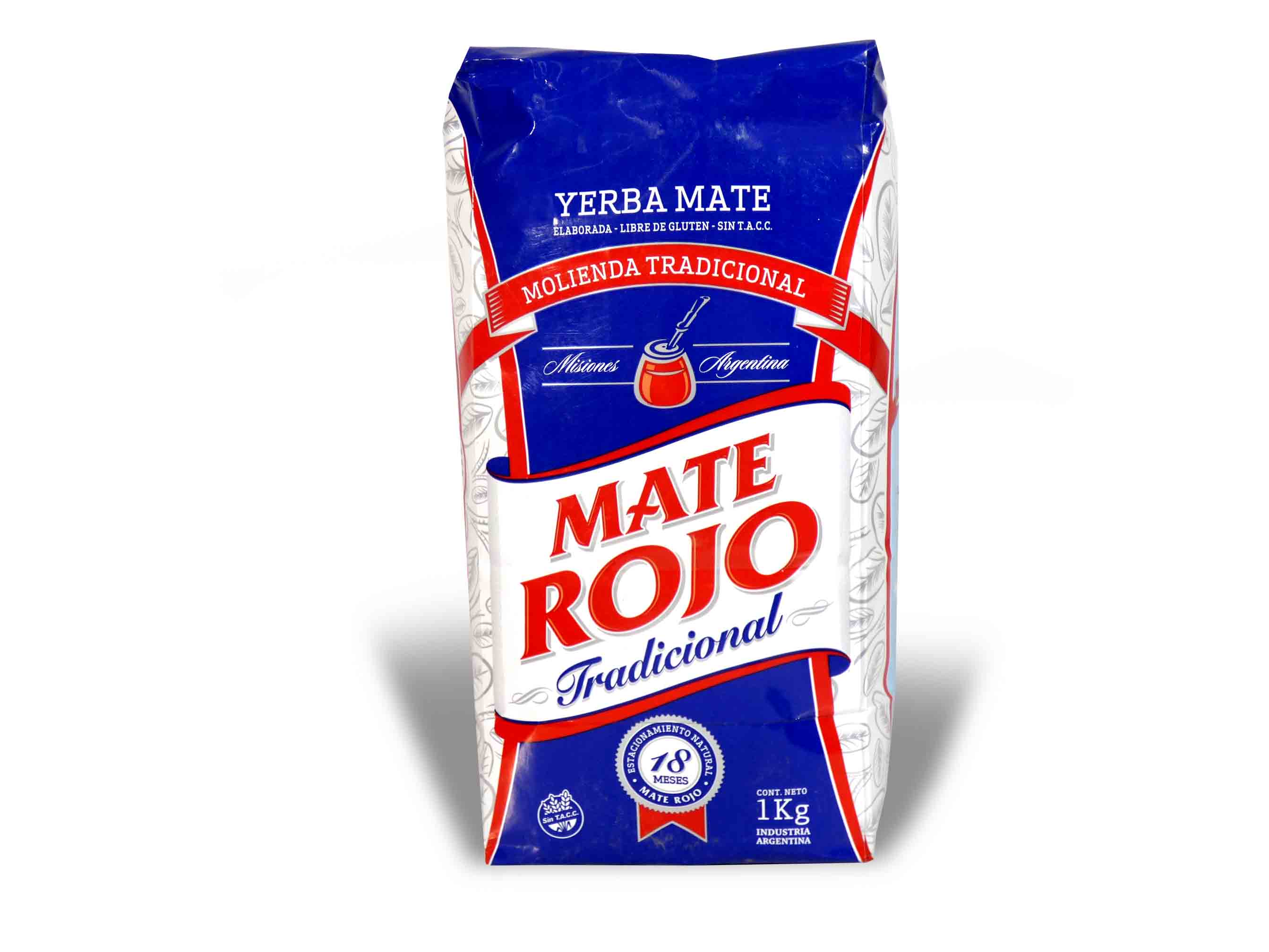 YERBA MATE ROJO TRADICIONAL 1k.