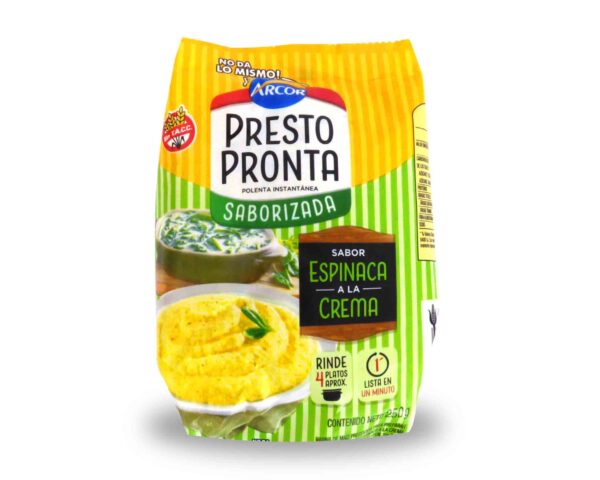 POLENTA PRESTO PRONTA ESP.CREMA 250gr.