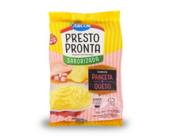 POLENTA PRESTO PRONTA PANC/QUESO 250gr.
