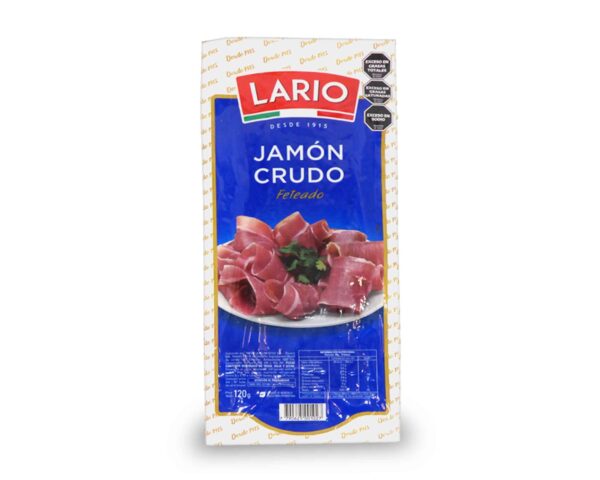 JAMON CRUDO LARIO FETEADO 120gr