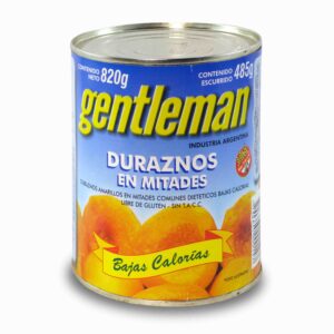 DURAZNOS GENTLEMAN MITAD.B/CAL.820gr.
