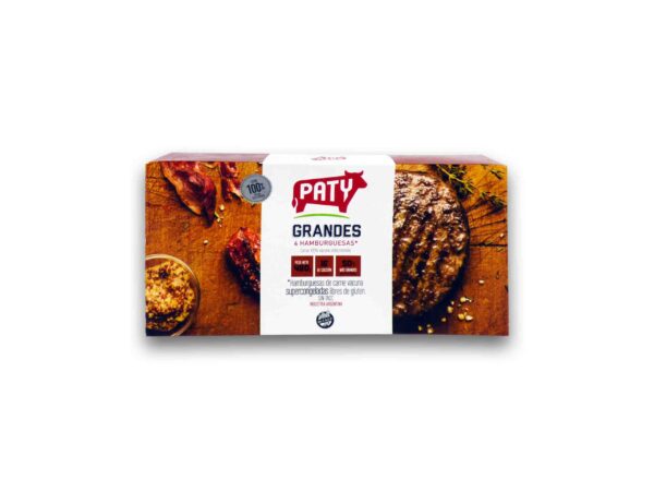 HAMBURGUESA PATY GRANDES 480 gr.