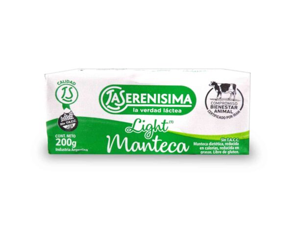 MANTECA SERENISIMA LIGHT 200gr.