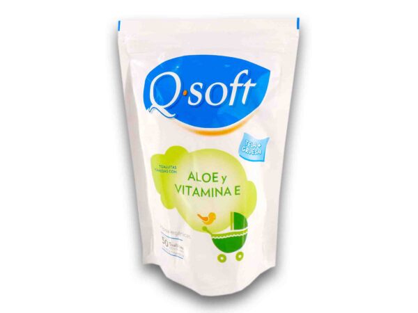 TOALLITAS HUM.Q.SOFT ALOE Y V.E. 50 u.