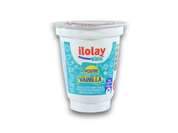 POSTRE ILOLAY KIDS VAINILLA 120gr.