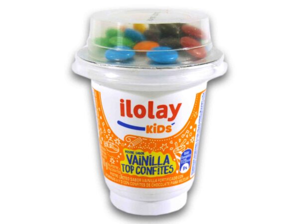 POSTRE ILOLAY KIDS C/CONFITES 110gr.