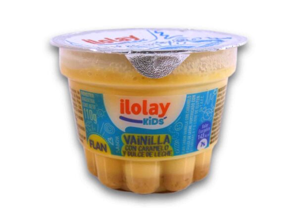 FLAN ILOLAY KIDS VAIN/D.LECHE 110gr.