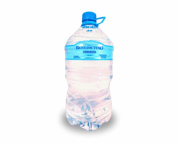 AGUA MIN.BENEDICTINO B/SOD.S/G 6.25lt.