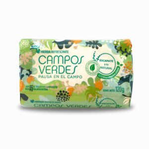 7790990000960 JABON CAMPOS VERDES PAUSA HIERBA 120gr.