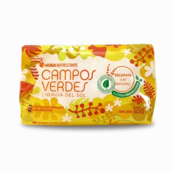 7790990000977 JABON CAMPOS VERDES ENERGIA 120gr.