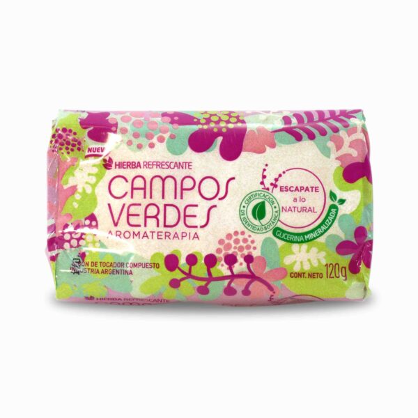 7790990000991 JABON CAMPOS VERDES H.AROMATERAP.120gr.