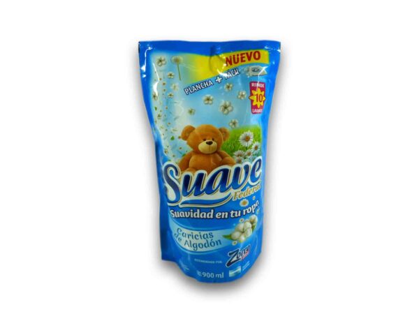 SUAVIZANTE SUAVE CARICIAS ALG.D/P 900ml.