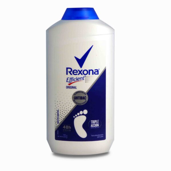 TALCO REXONA EFFICIENT ORIG.ANTIB.200gr.