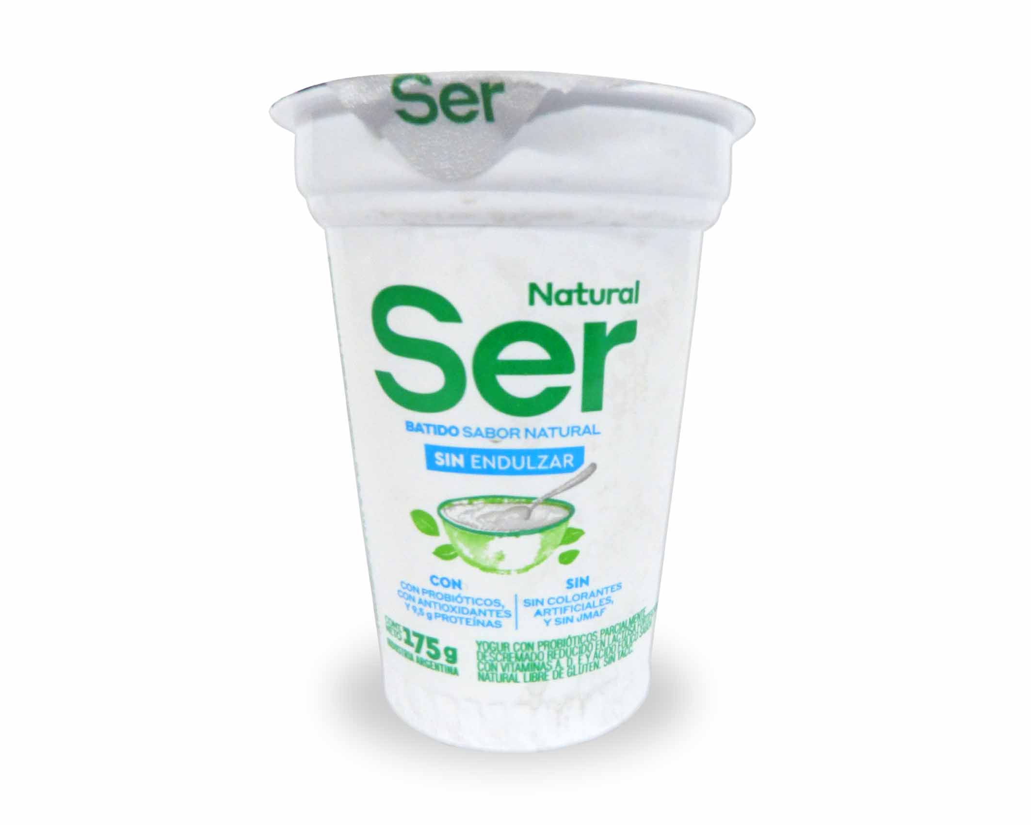 YOGUR SER NATURAL S/A C/VIT B3 175gr.
