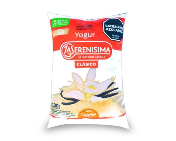 YOGUR LA SERENISIMA CLAS.VAINILLA 900gr.
