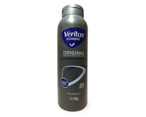 POLVO VERITAS DESOD.CORP.HOMBRE 180 gr.