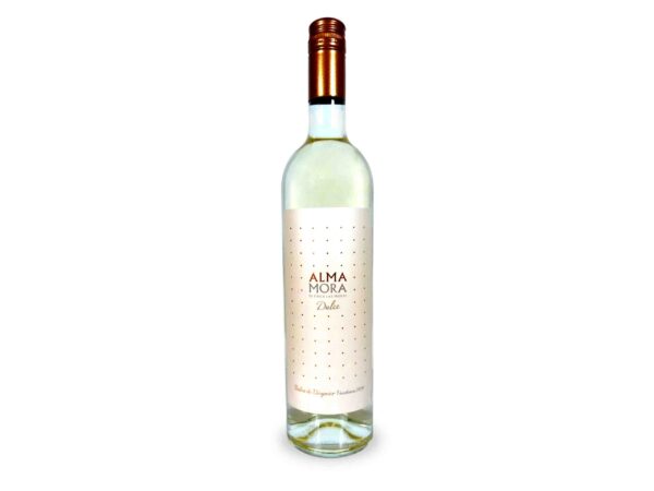 VINO ALMA MORA BLANCO DULCE 750ml.