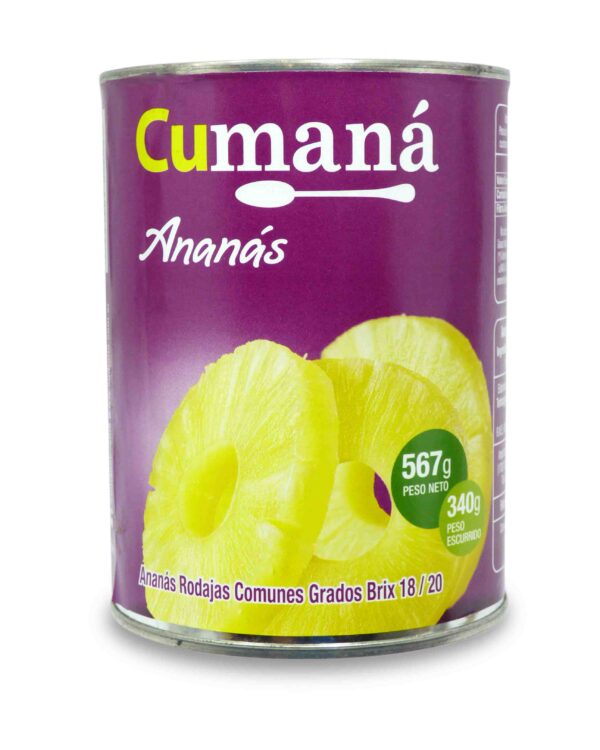 ANANA CUMANA EN RODAJAS 567gr.