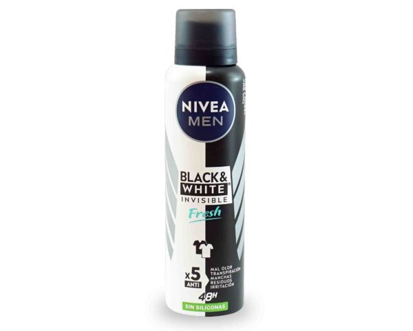NIVEA ANTITRANSP.MEN BLACK&W.F.INV.150ml