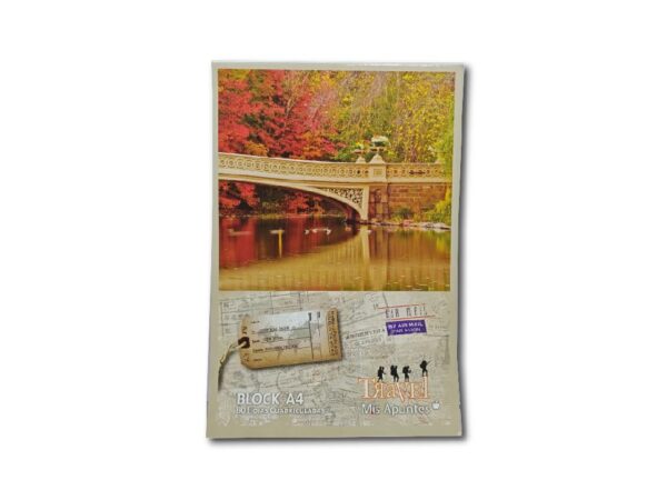 BLOCK MIS APUNTES TRAVEL A4 CUAD.80h.