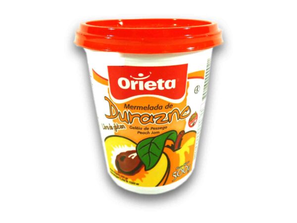MERMELADA ORIETA DURAZNO 500gr.