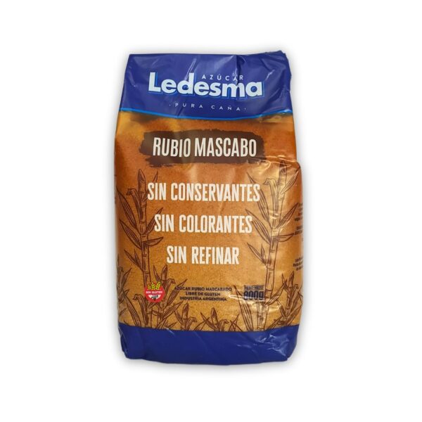 AZUCAR LEDESMA RUBIO MASCABO 800gr.
