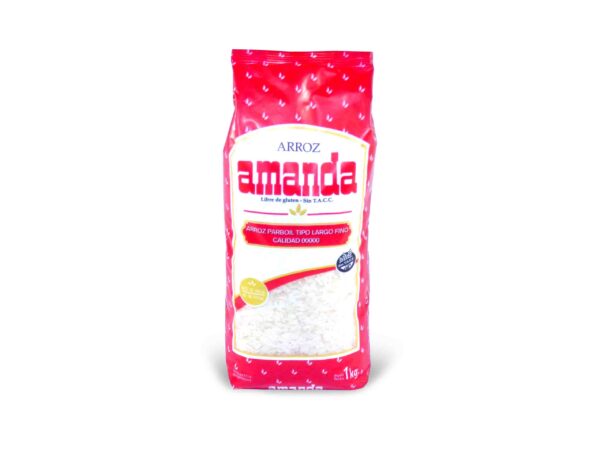 ARROZ AMANDA PARBORIZADO 5/O 1kg.