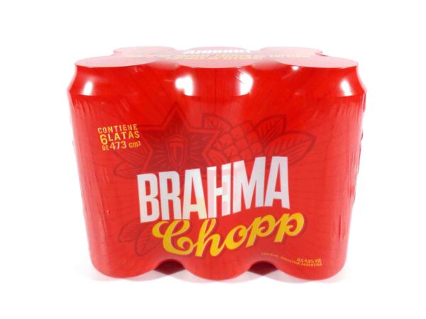 CERVEZA BRAHMA PACK 6x473cc.