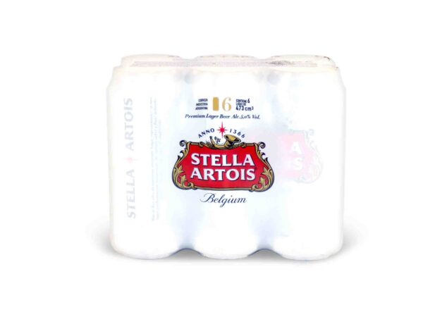 CERVEZA STELLA  ARTOIS PACK 6x473cc.