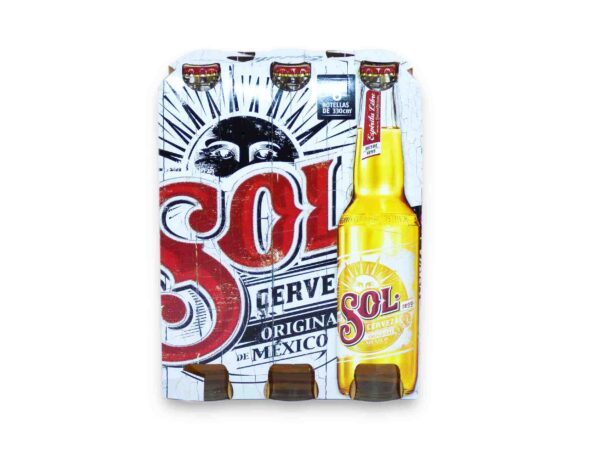 CERVEZA SOL BOT.PACK 6x330cc.