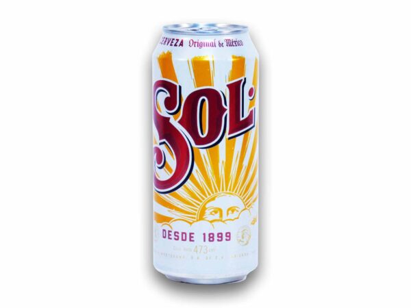 CERVEZA SOL LATA 473cc.