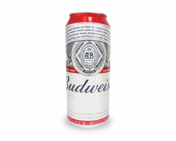 CERVEZA BUDWEISER LATA 473cc.