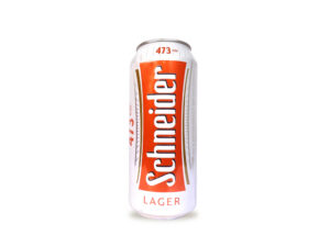 CERVEZA SCHNEIDER LATA 473cc.
