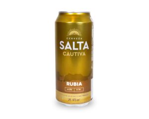 7793147570347 CERVEZA SALTA RUBIA LATA 473cc