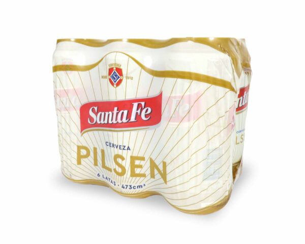 CERVEZA SANTA FE PILSEN PACK 6x473cc.