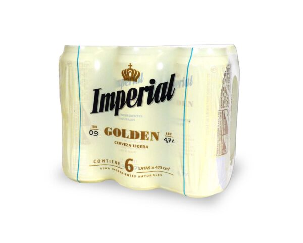 CERVEZA IMPERIAL GOLDEN  PACK 6x473cc.