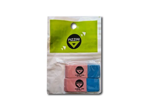GOMAS DE BORRAR PIZZINI LAPIZ/TINTA X 2