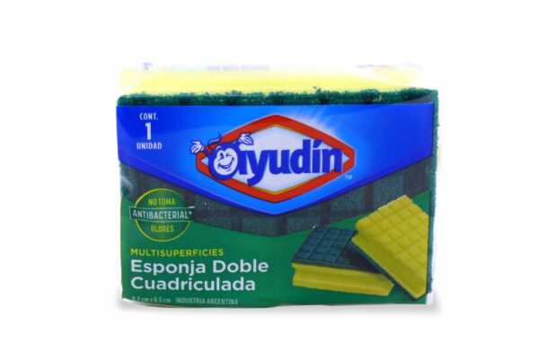 ESPONJA AYUDIN DOB/CUADRICULADA 1un