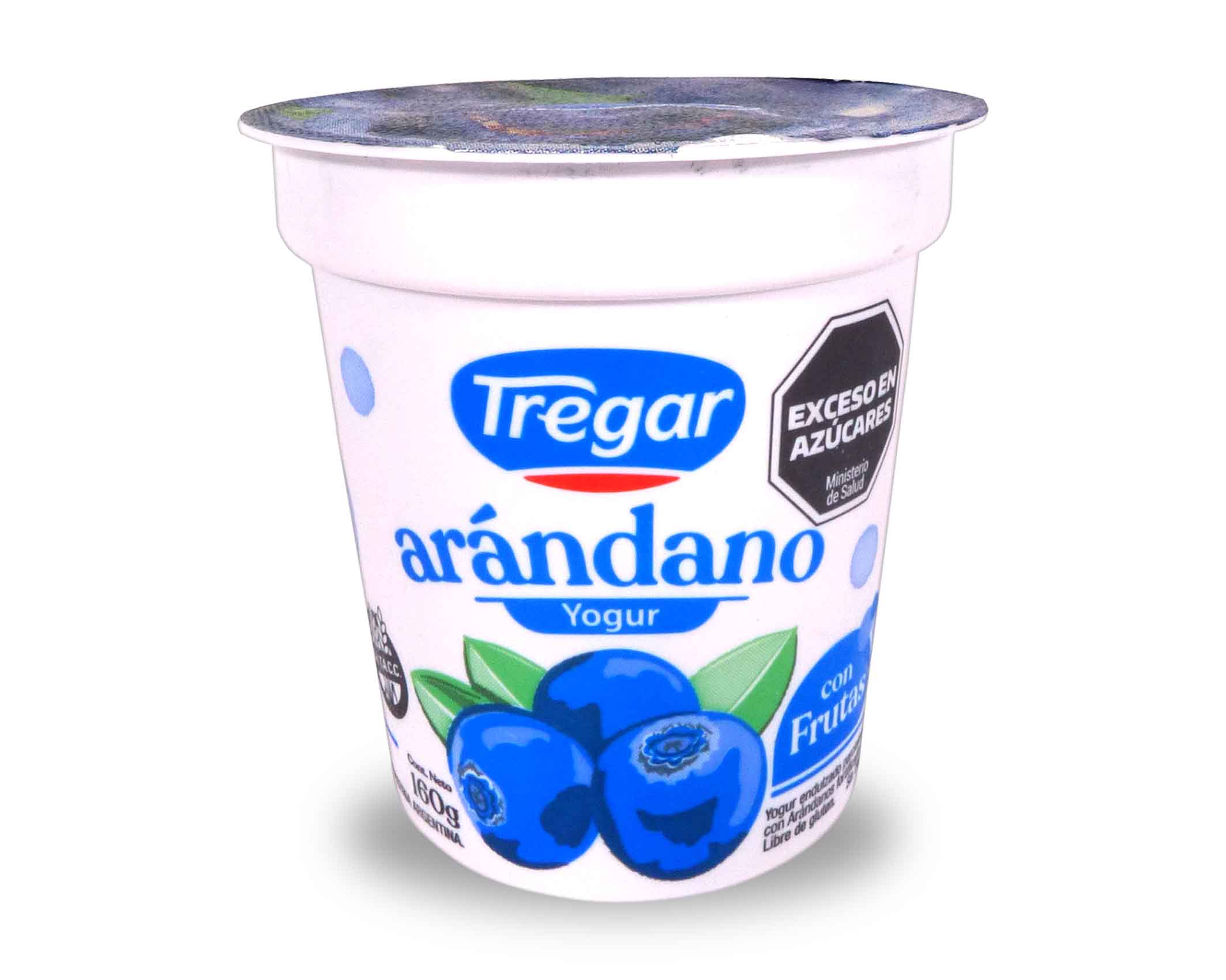 YOGUR TREGAR ENT.C/FRUTAS ARAND.160gr - California S.A.