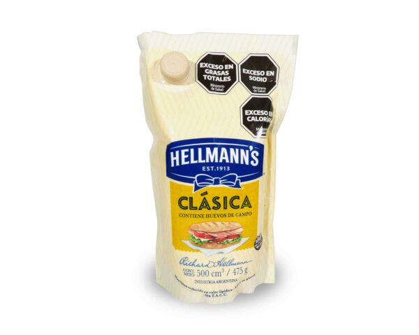 MAYONESA HELLMANN S CLAS.VIT.E D/P 475gr.