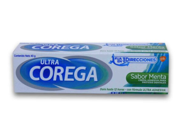 ULTRA COREGA MENTA CREMA ADHES.40 gr.