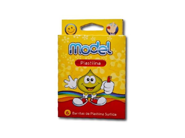 PLASTILINA MODEL SURTIDAS 6un.(27501)