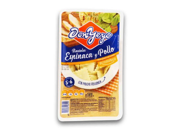 RAVIOLES DON YEYO ESP./POLLO 500gr.