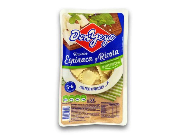 RAVIOLES DON YEYO ESP./RICOTA 500gr.