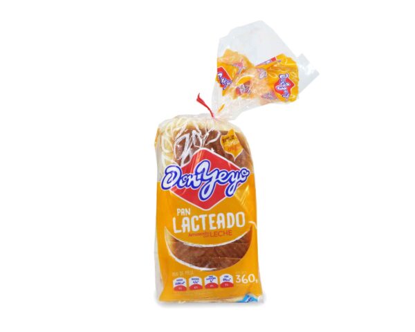 PAN DON YEYO LACTEADO C/LECHE 360gr.