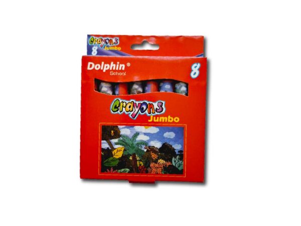 CRAYONES DOLPHIN JUMBO X 8 (227)